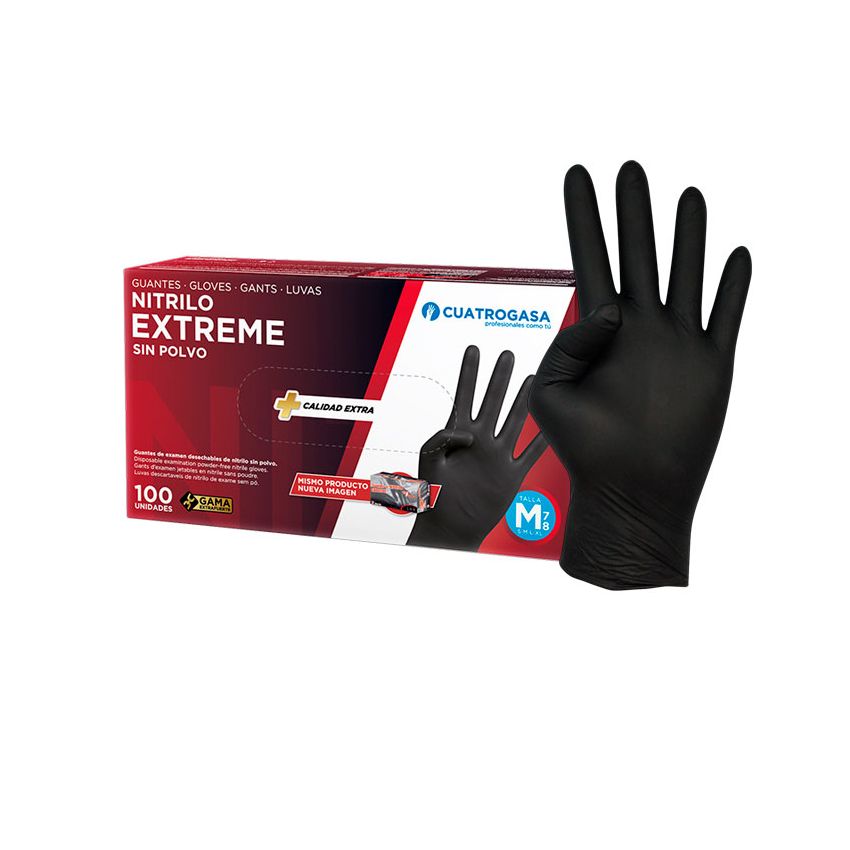 Luvas Látex Extreme Negro